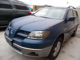 2004 MITSUBBISHI OUTLANDER XLS NAVY BLUE 2.4L AT 2WD 183877